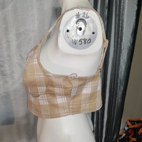 J for Justify - Flirty Plaid Crop Top - Picture 4 of 7